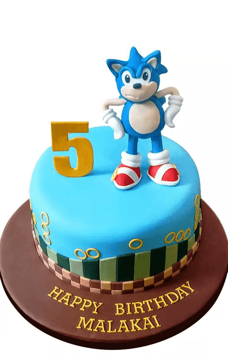 Marvelous Sonic the Hedgehog Cake