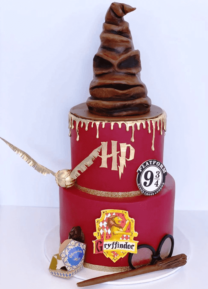 Enticing Sorting Hat Cake