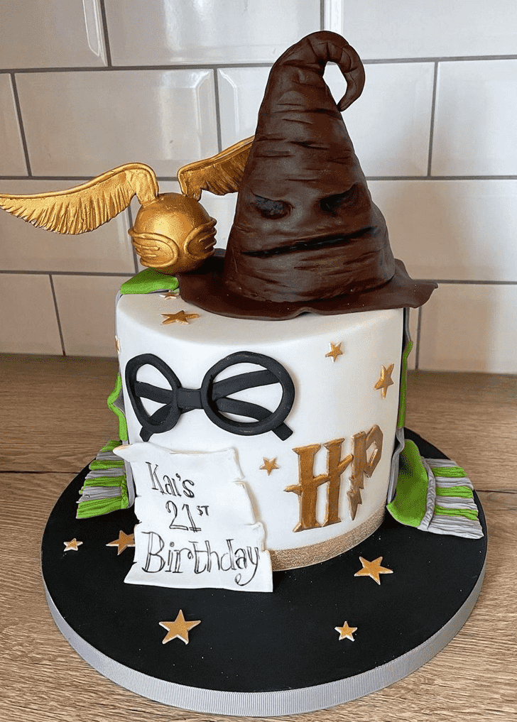 Fascinating Sorting Hat Cake