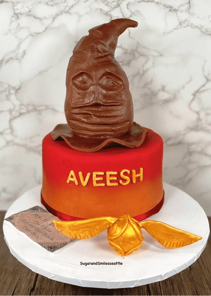 Gorgeous Sorting Hat Cake