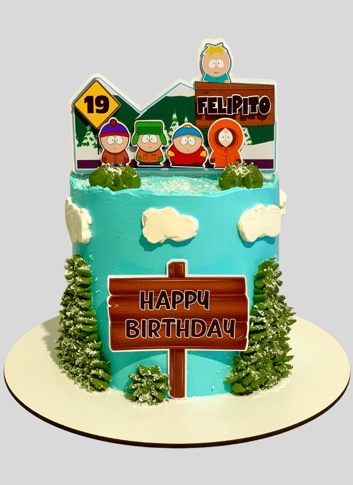 Admirable South Park Cake Design