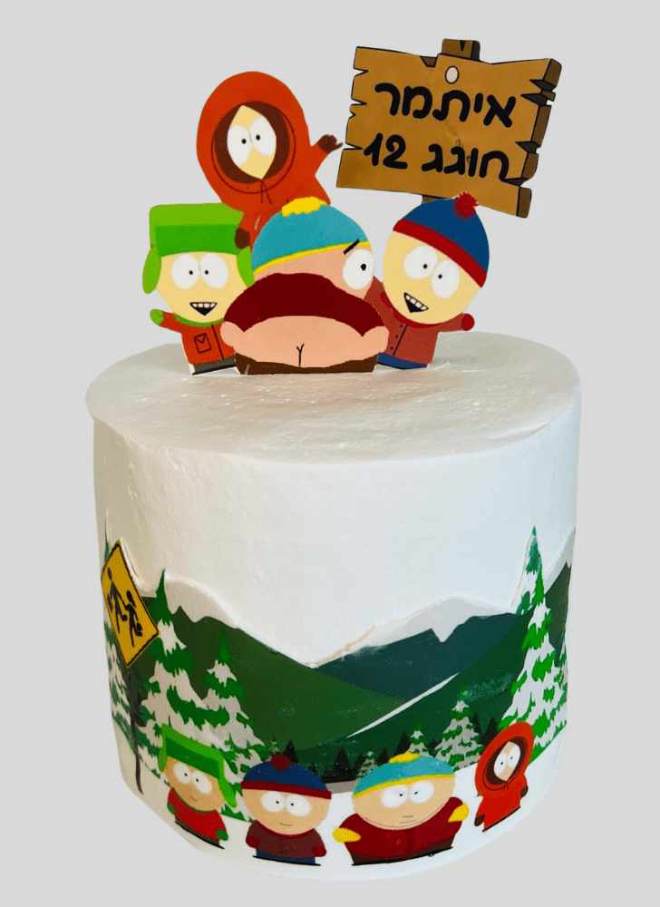 Classy South Park Cake
