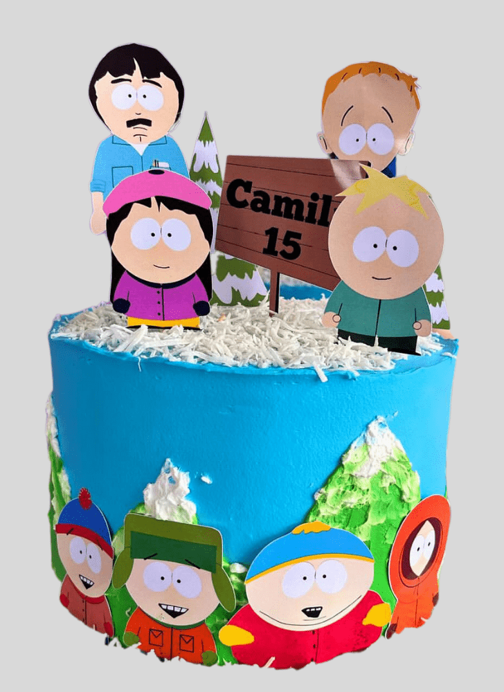 Comely South Park Cake