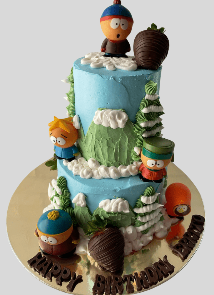 Delicate South Park Cake