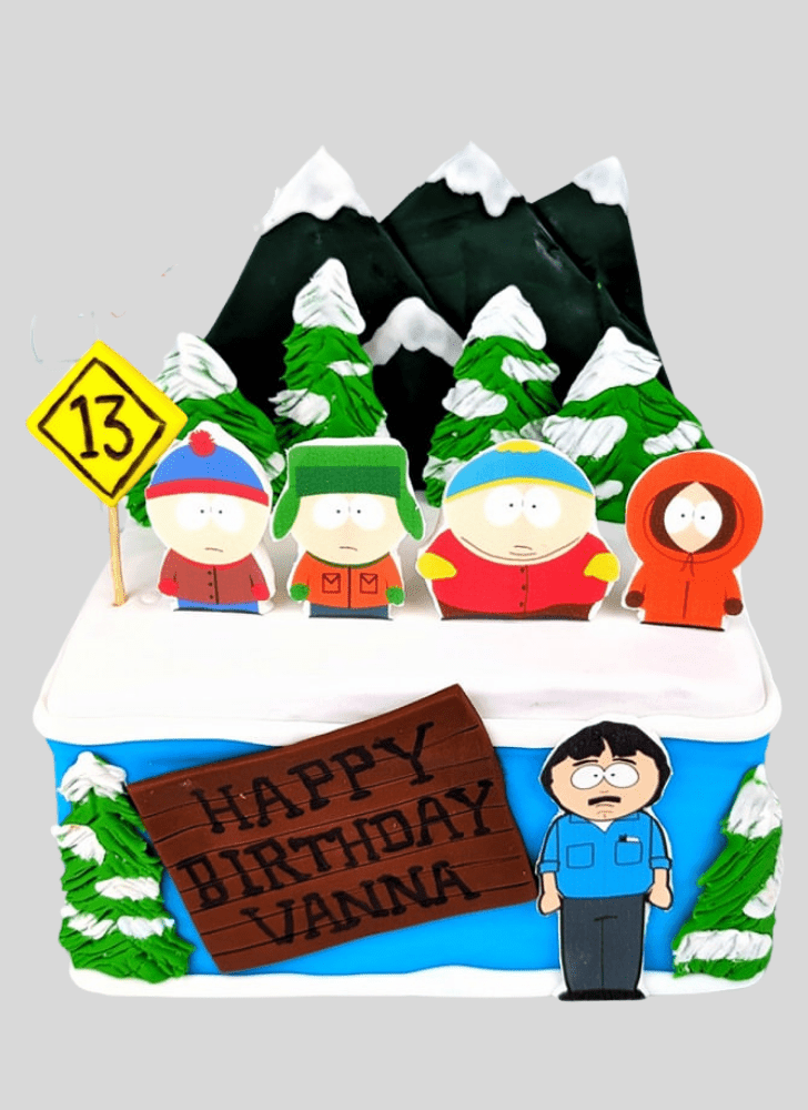 Handsome South Park Cake
