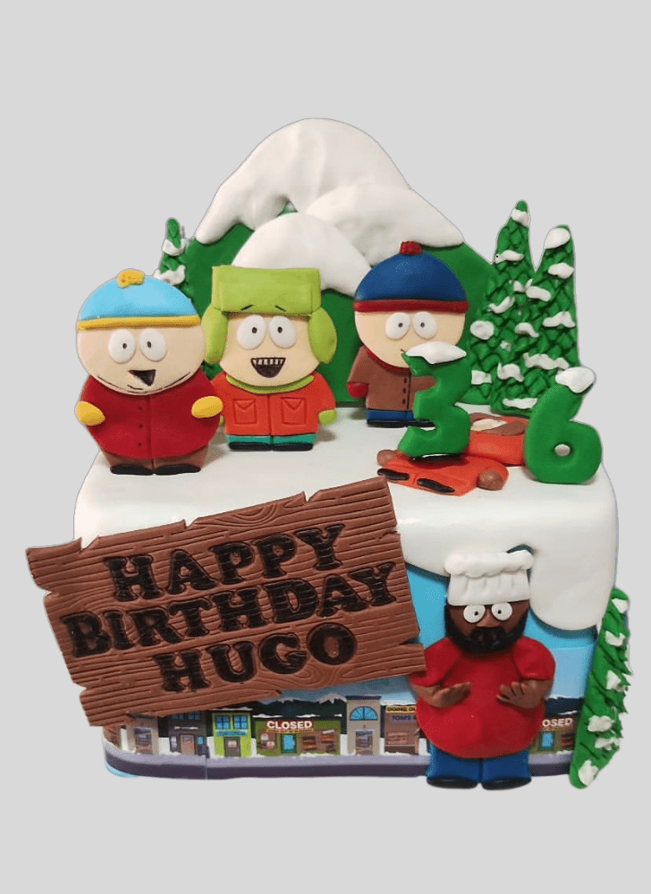 Pretty South Park Cake