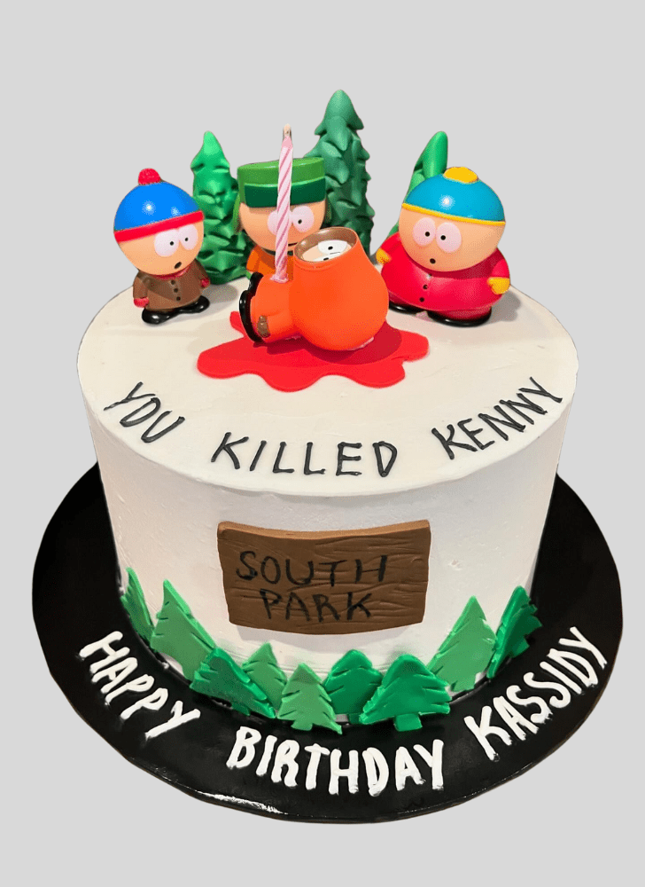 Shapely South Park Cake