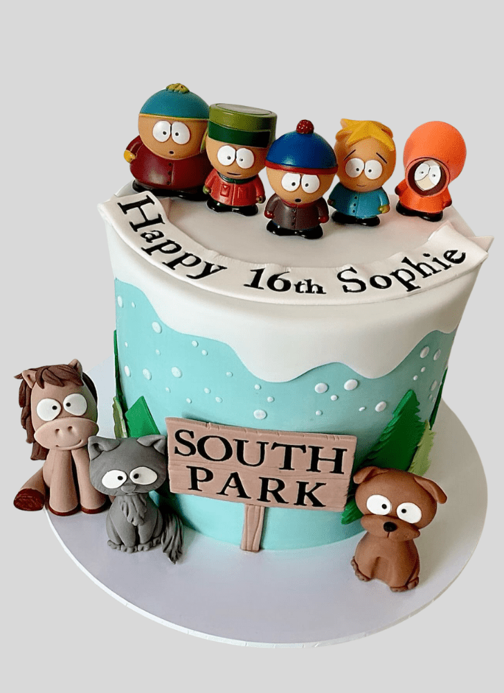 Stunning South Park Cake