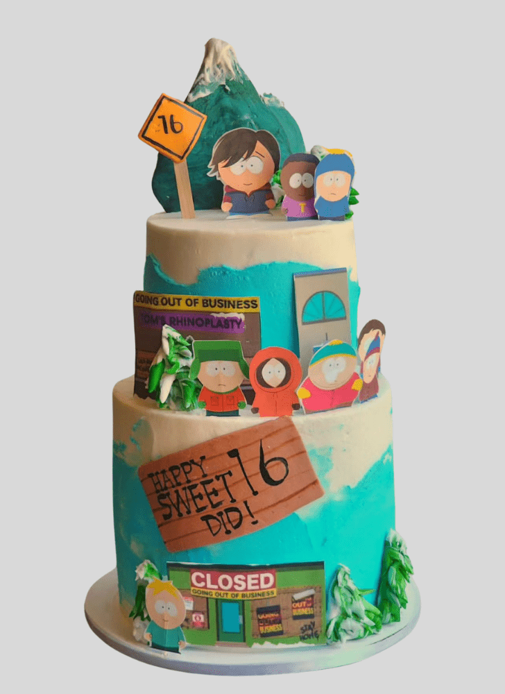 Superb South Park Cake