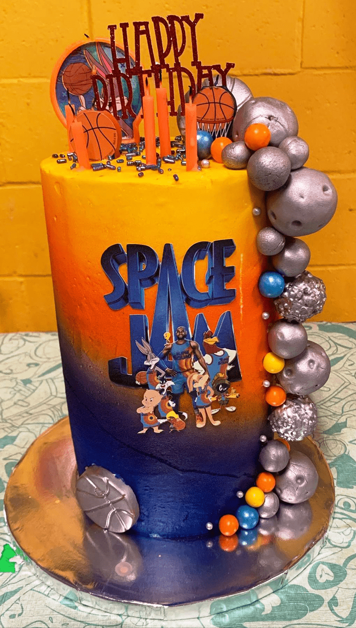 Classy Space Jam Cake