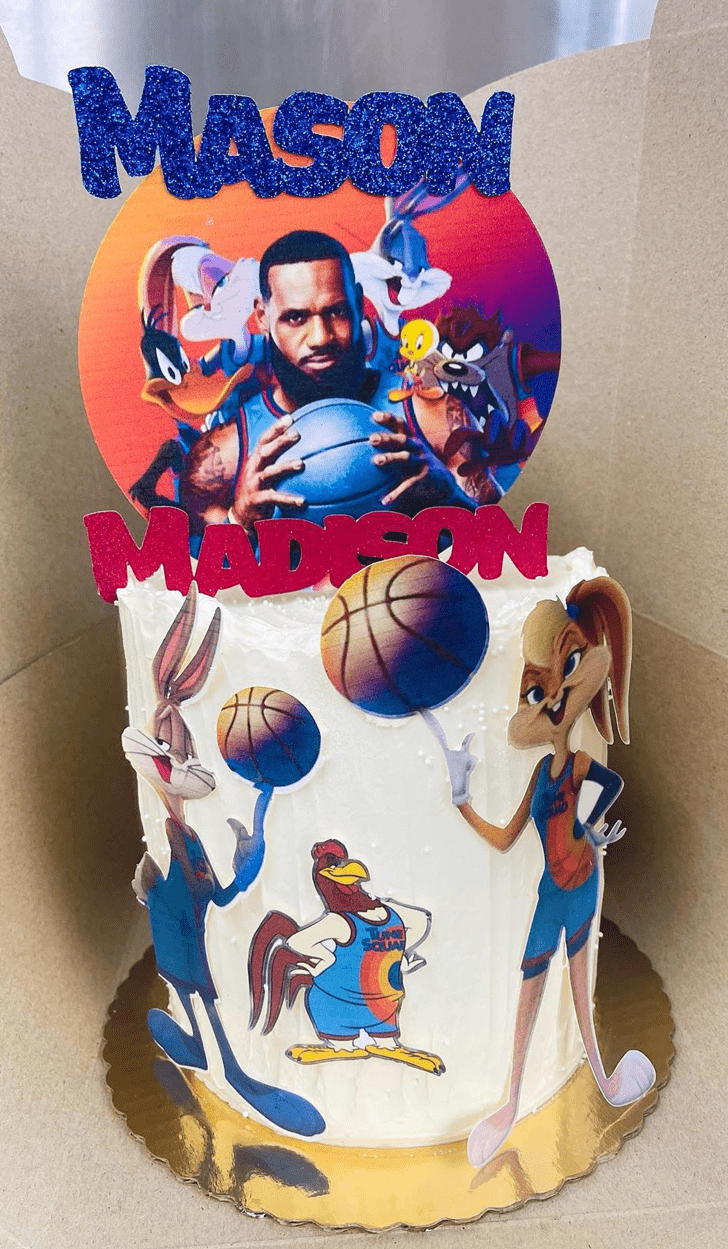 Space Jam Birthday Cake Ideas Images Pictures 