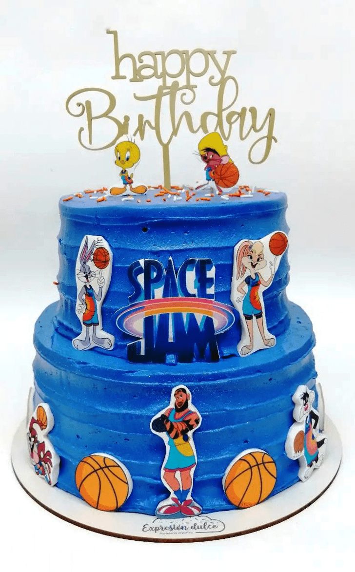 Shapely Space Jam Cake