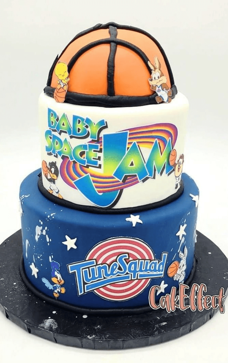 Slightly Space Jam Cake