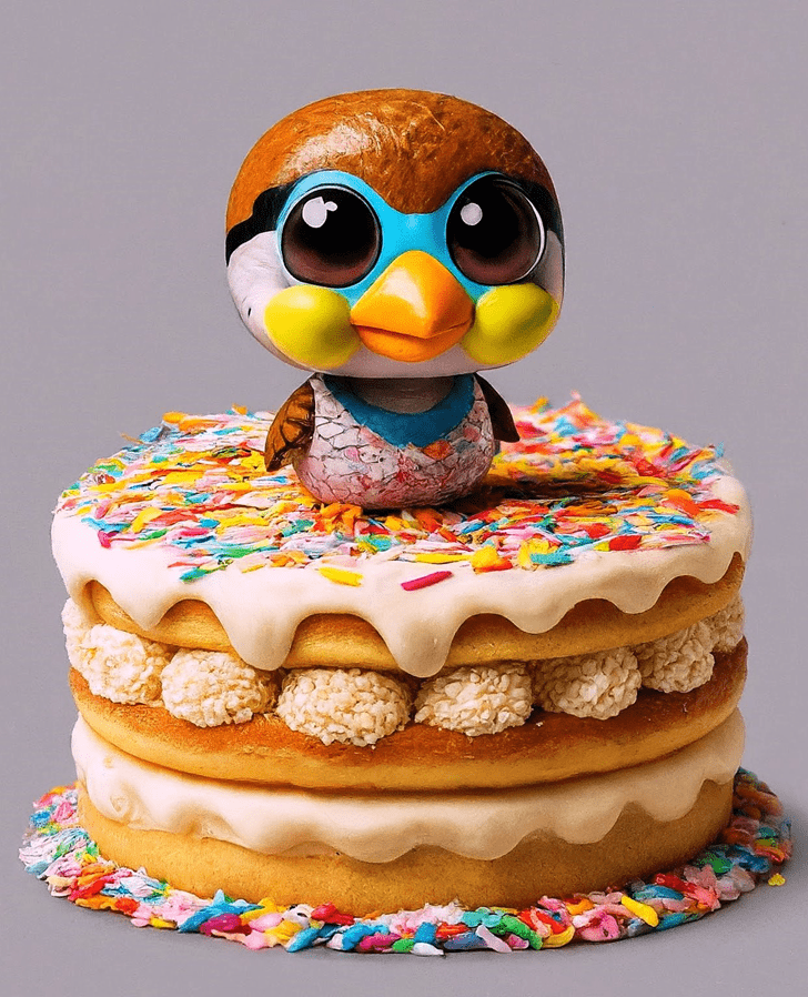 Handsome Sparrow Cake
