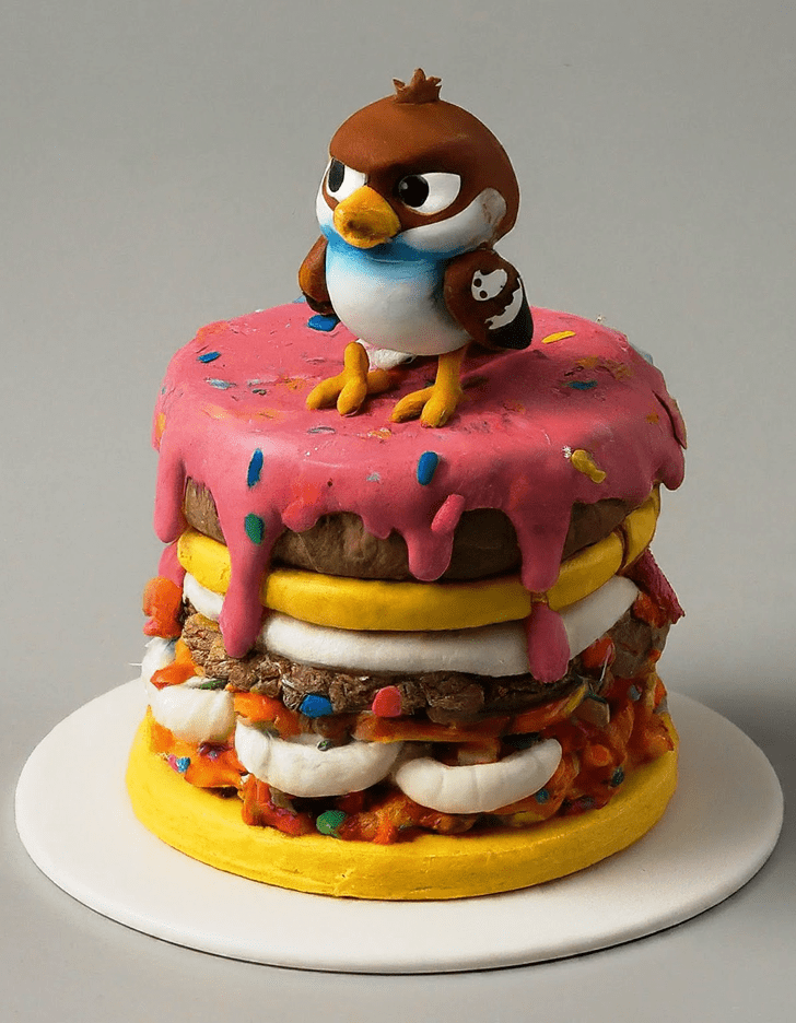 Lovely Sparrow Cake Design