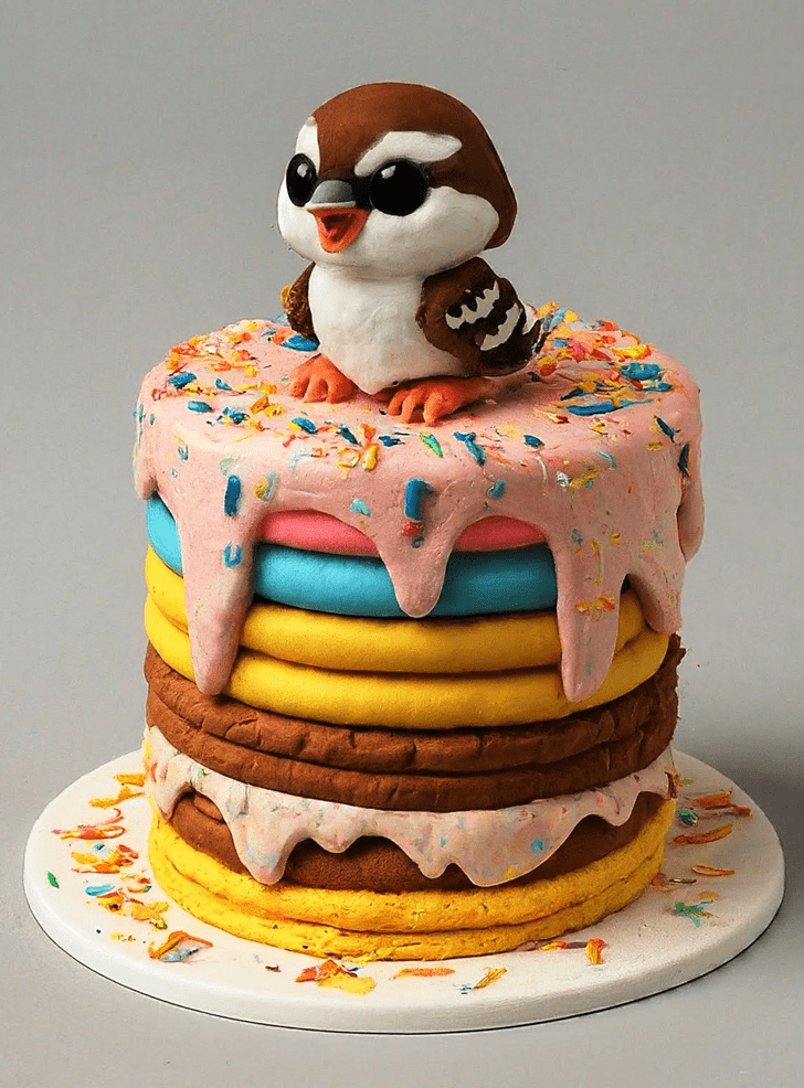 Pretty Sparrow Cake