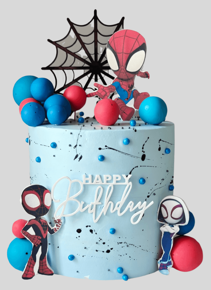 Bewitching Spider-Verse Cake