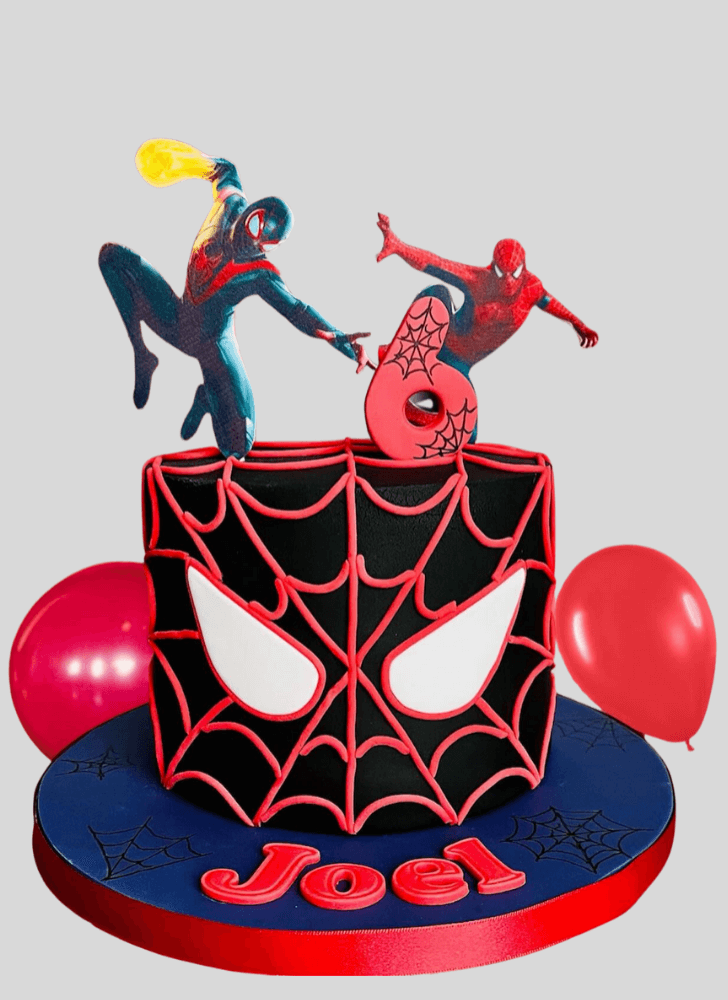 Charming Spider-Verse Cake