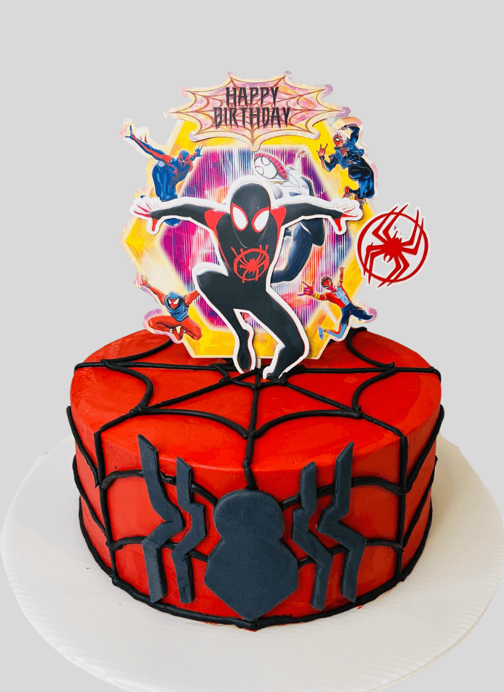 Cute Spider-Verse Cake