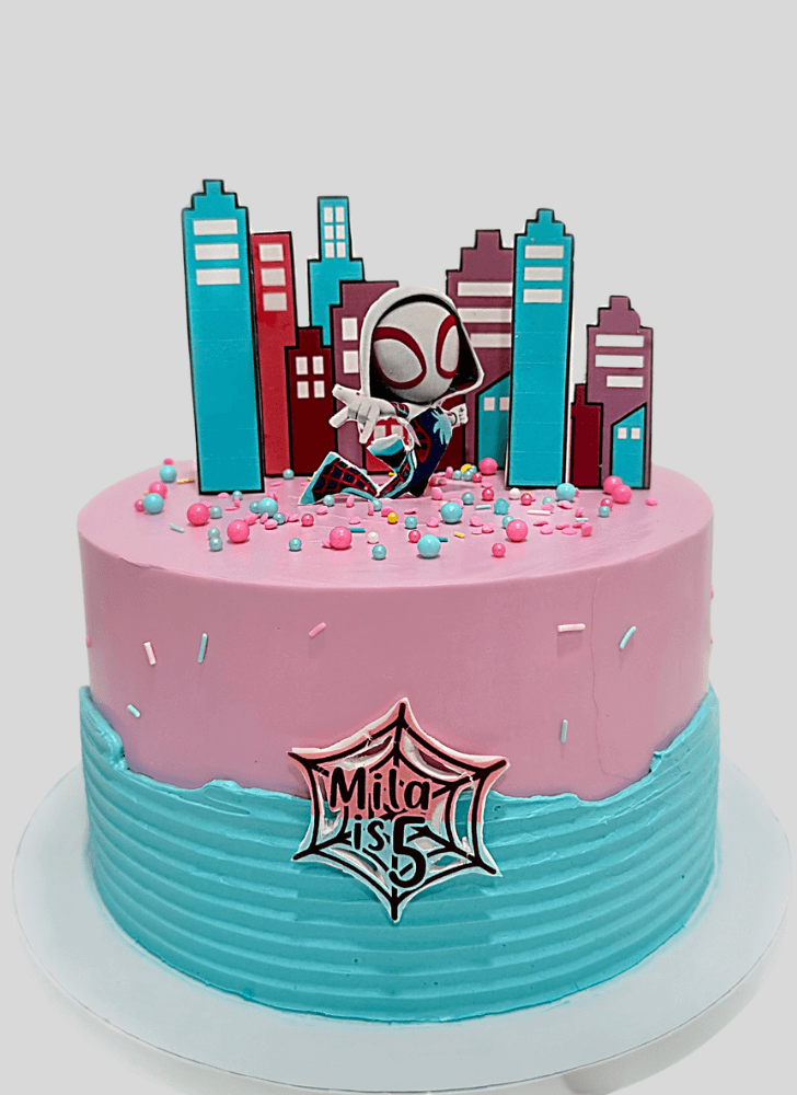 Excellent Spider-Verse Cake