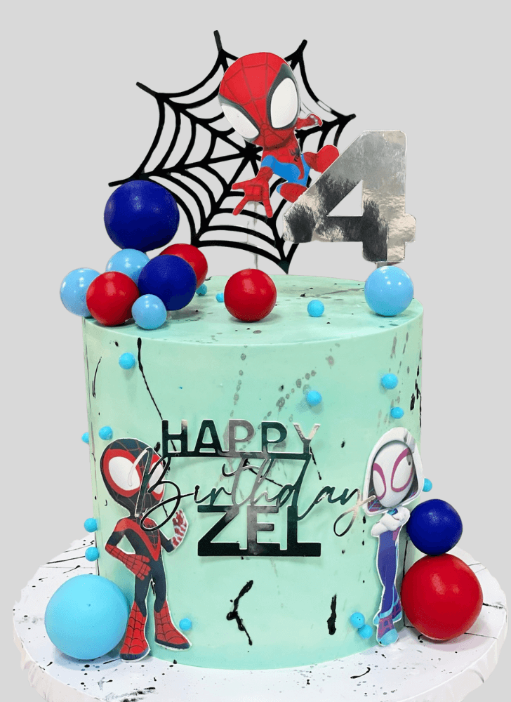 Lovely Spider-Verse Cake Design