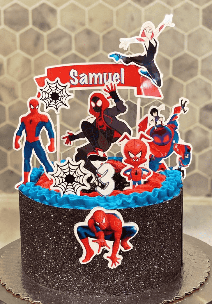 Captivating Spider-Verse Cake