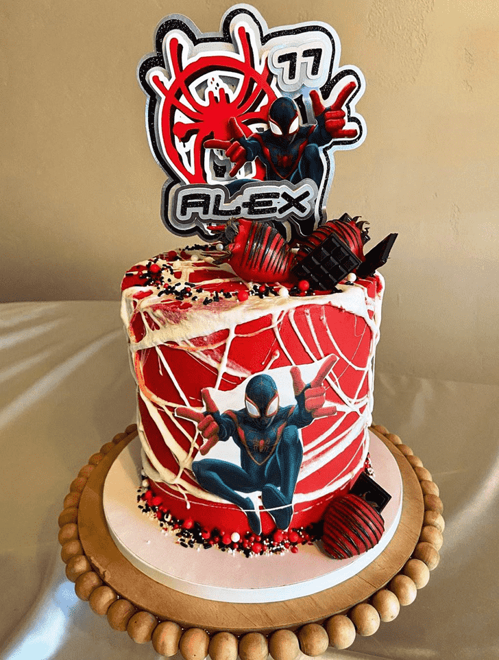 Comely Spider-Verse Cake