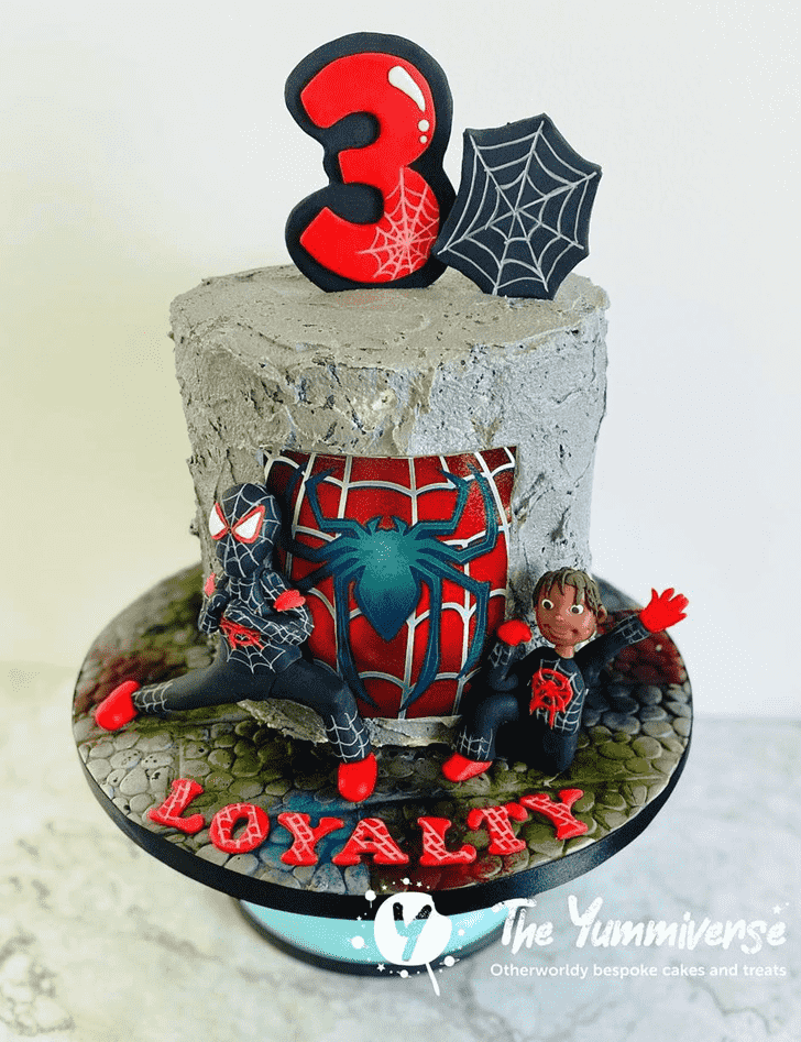 Dazzling Spider-Verse Cake