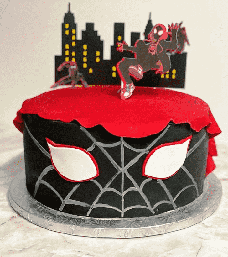 Delightful Spider-Verse Cake