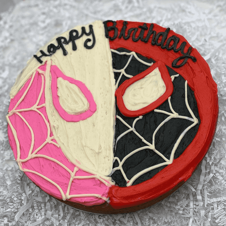 Excellent Spider-Verse Cake