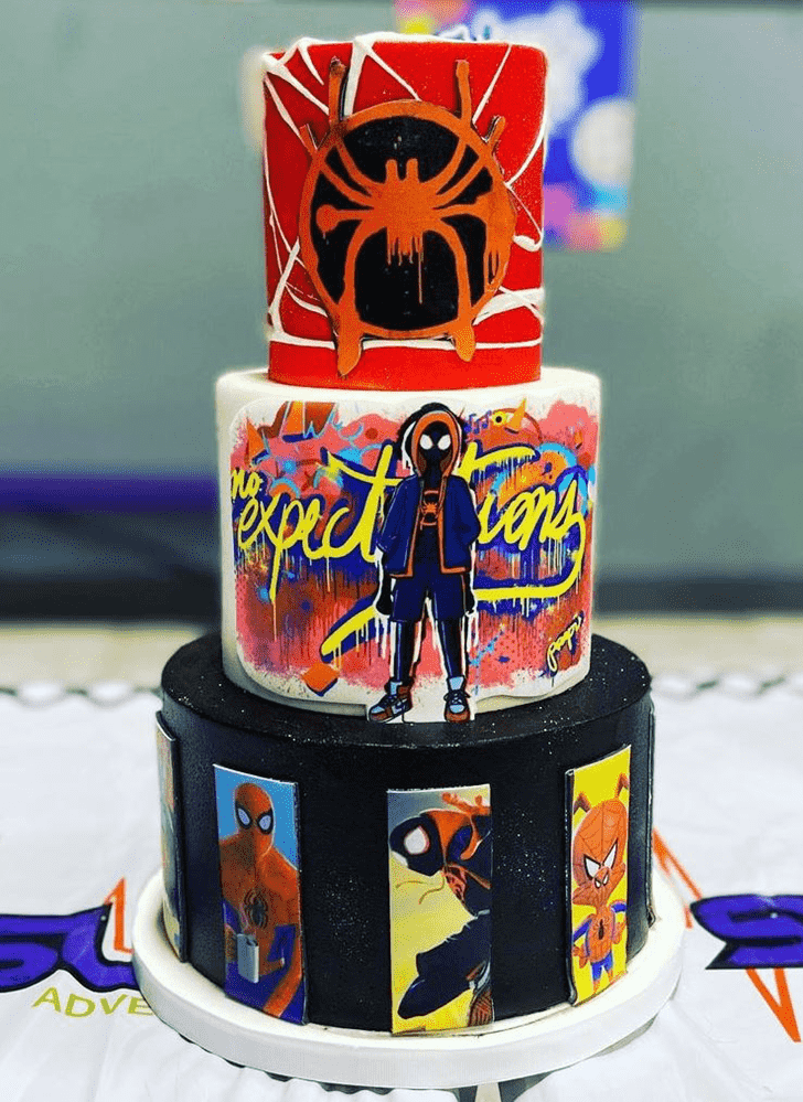 Handsome Spider-Verse Cake