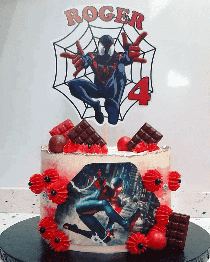 Lovely Spider-Verse Cake Design