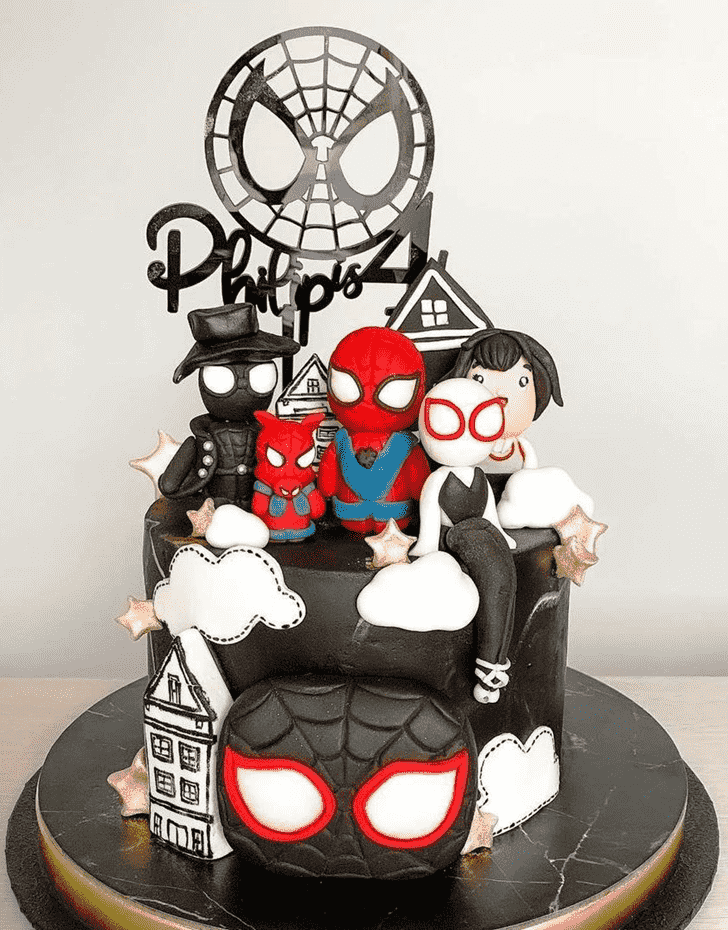 Resplendent Spider-Verse Cake