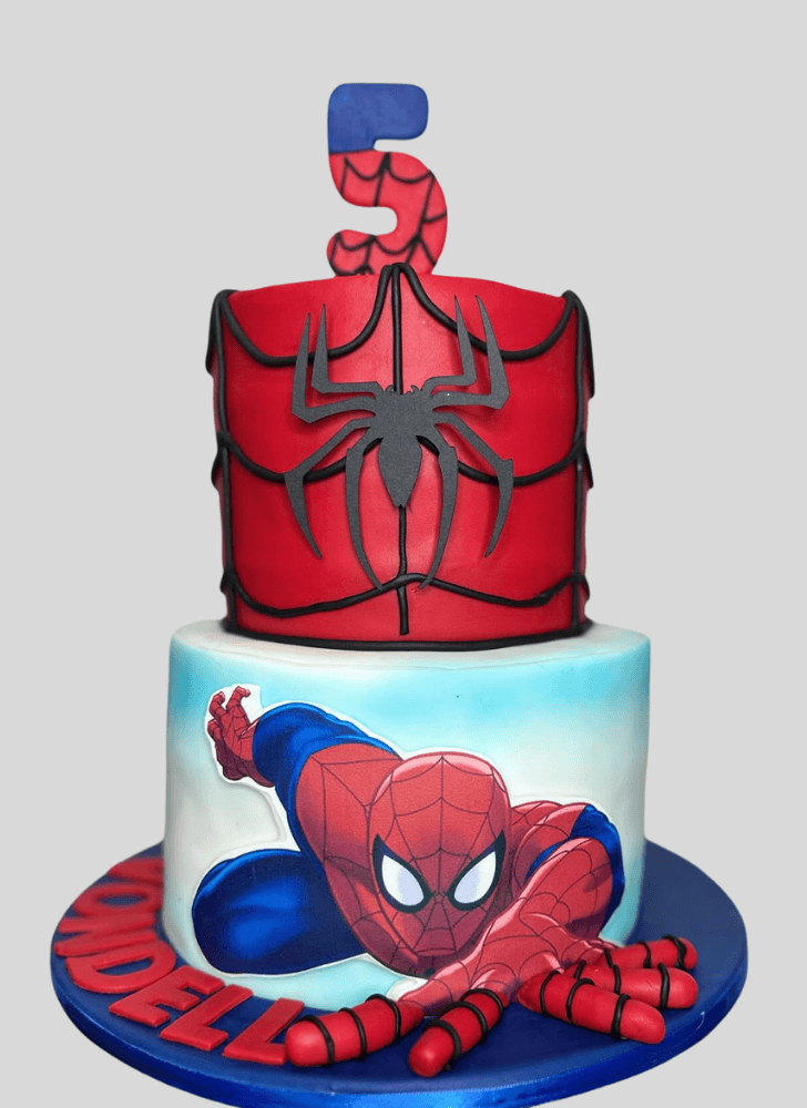 Classy Spiderman Cake