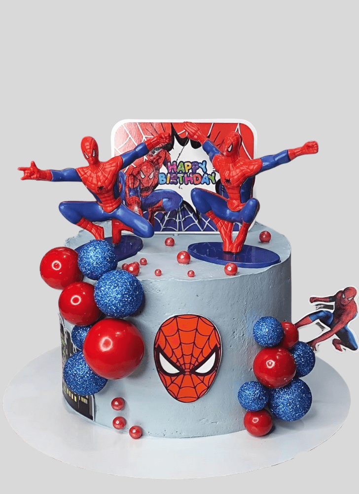 Excellent Spiderman Cake