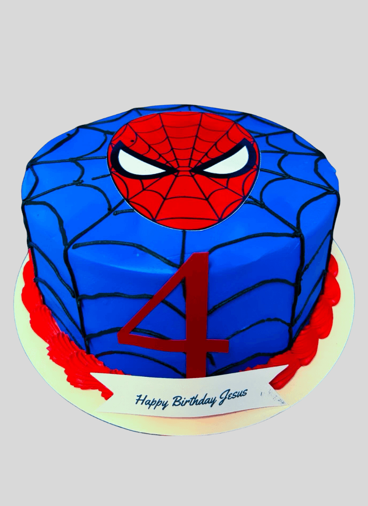 Ideal Spiderman Cake
