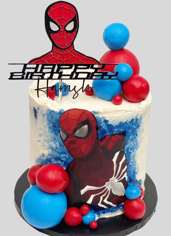 Nice Spiderman Cake