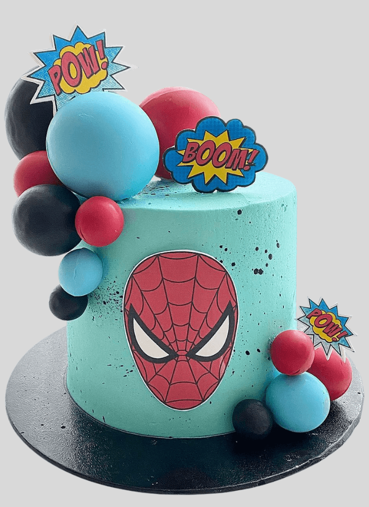 Radiant Spiderman Cake