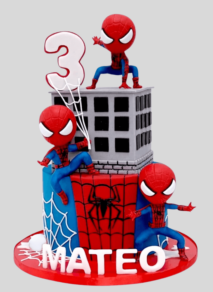 Slightly Spiderman Cake