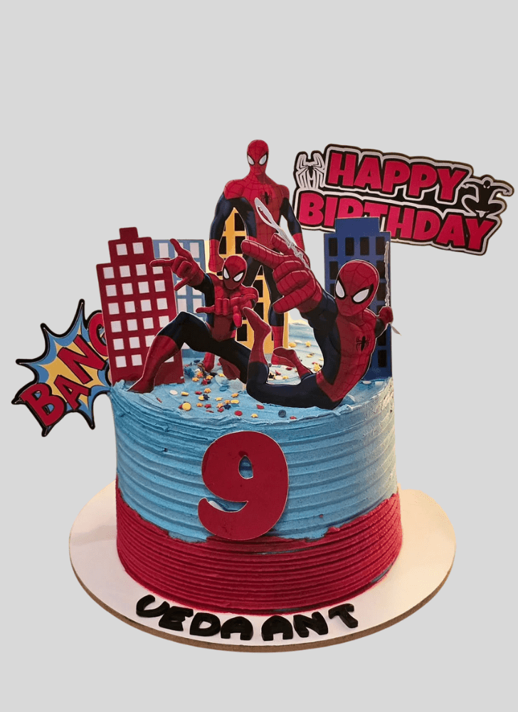 Splendid Spiderman Cake
