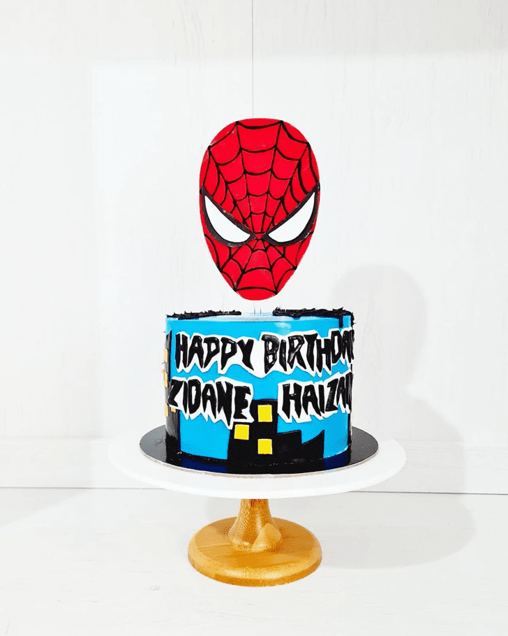 Adorable Spiderman Cake