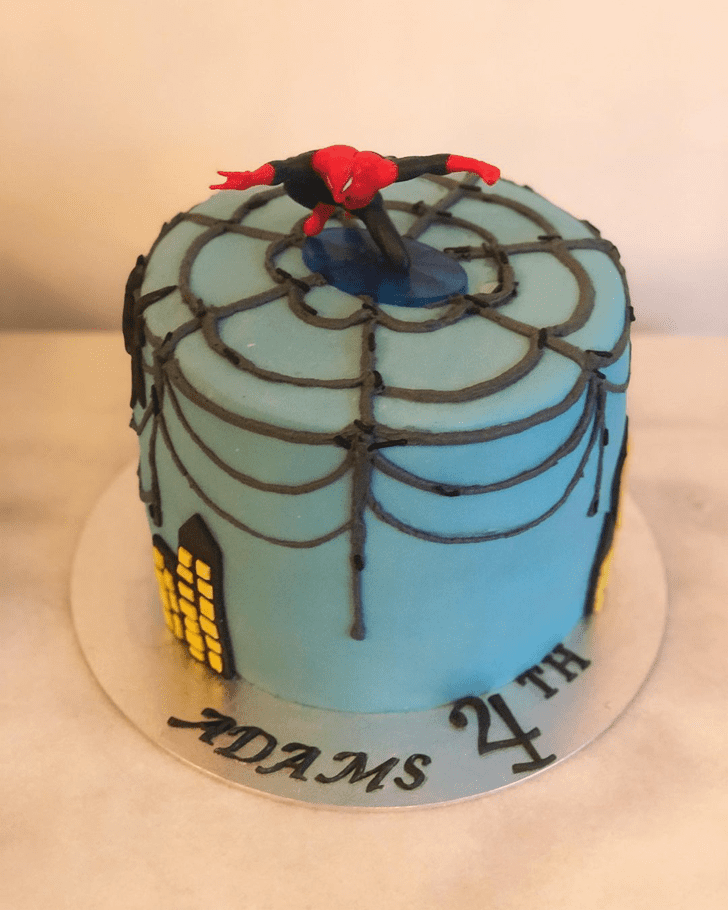 Angelic Spiderman Cake