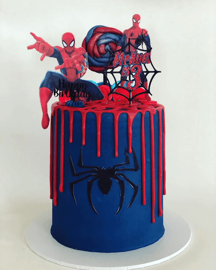 Bewitching Spiderman Cake