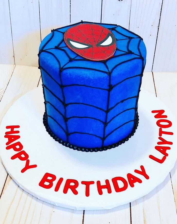 Classy Spiderman Cake