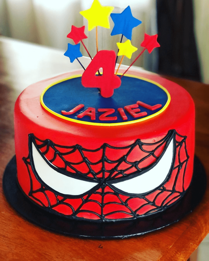 Cute Spiderman Cake