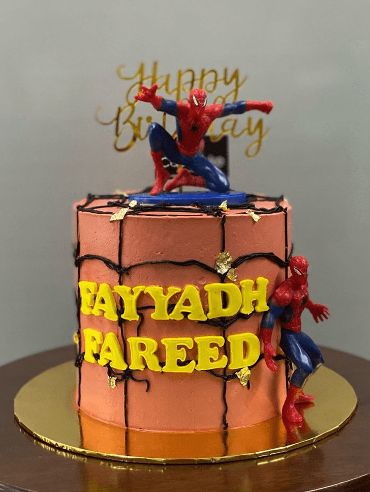 Dazzling Spiderman Cake