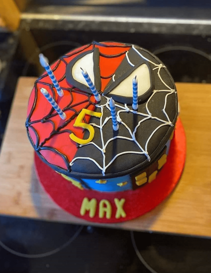 Excellent Spiderman Cake
