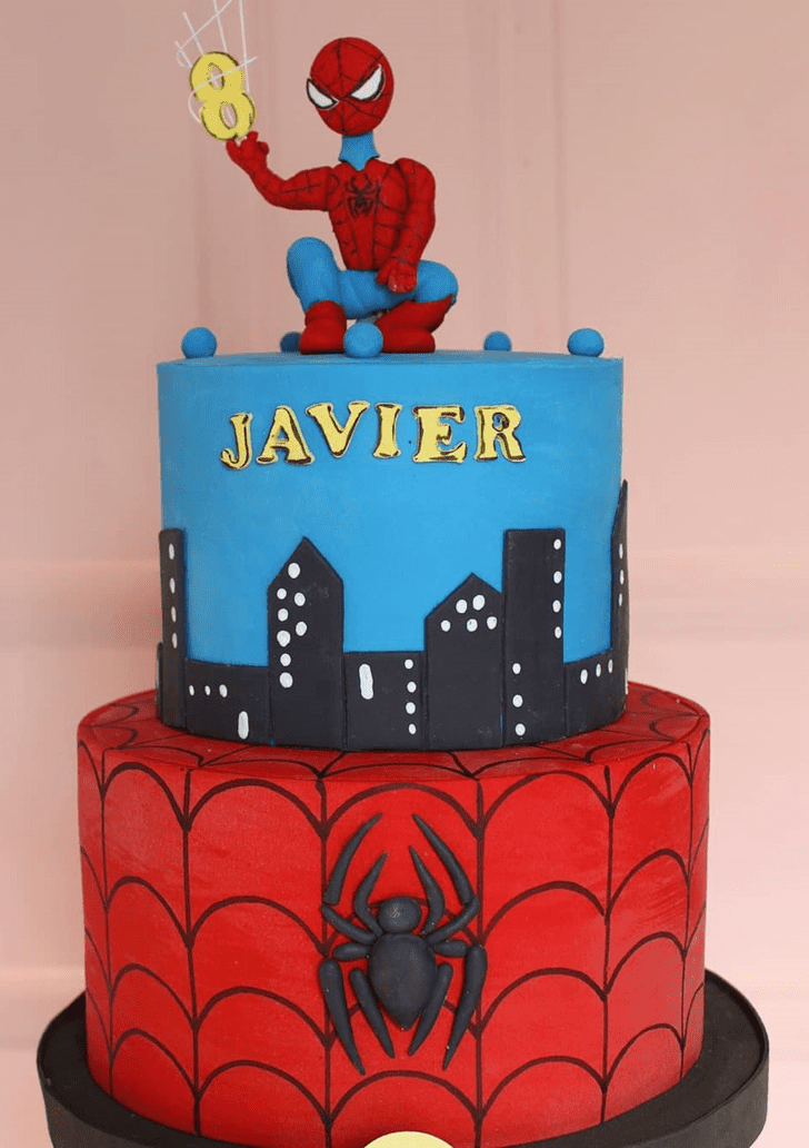 Good Looking Spiderman Cake