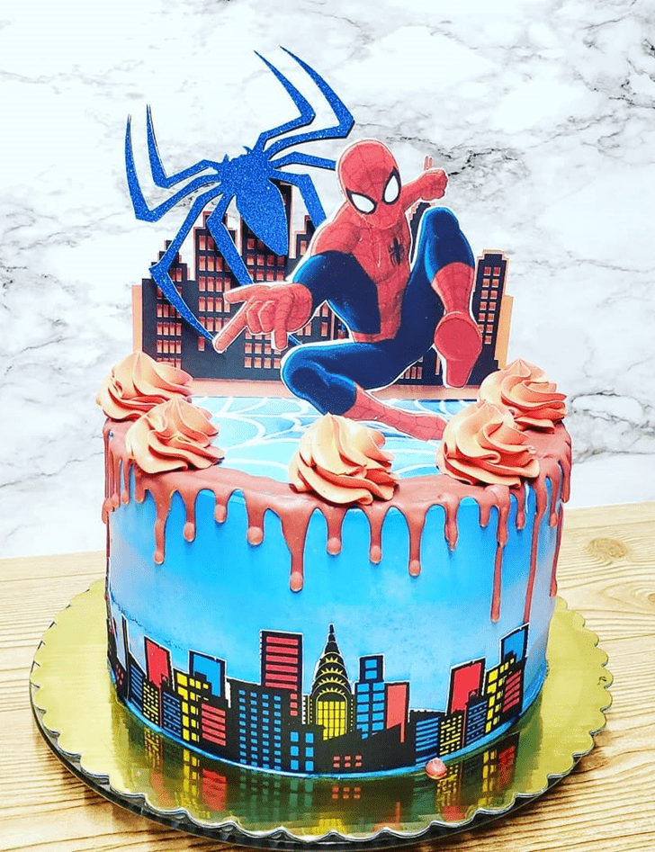 Marvelous Spiderman Cake