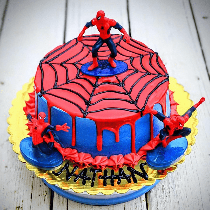 Radiant Spiderman Cake